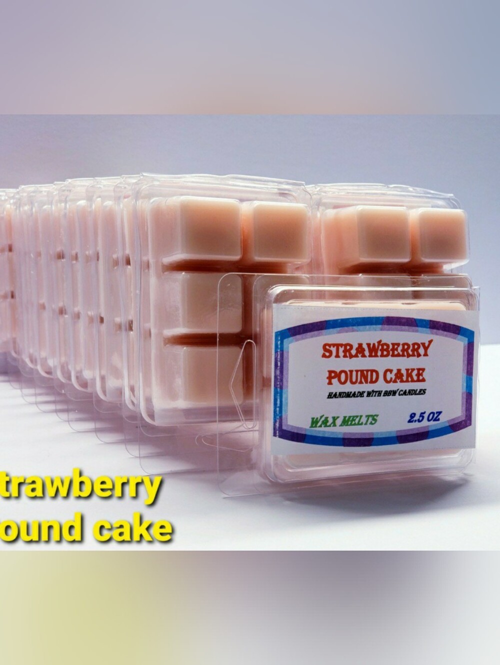 STRAWBERRY POUND CAKE -Bath & Body Works Candle Wax Melts- $8 per pack